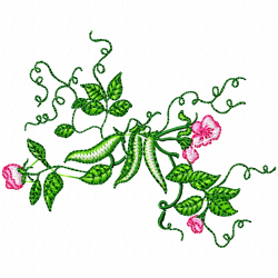 Flowers Embroidery Design 2